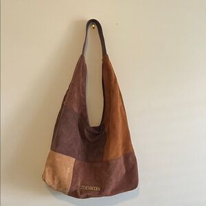 Steve Madden Multi-Tone Brown Hobo Bag